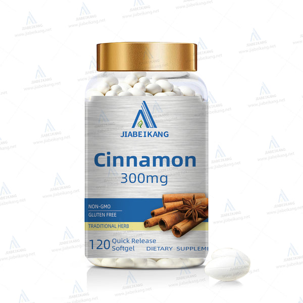 Cinnamon Capsules, Herbal Supplement, Supports Sugar Metabolism, 1500mg, 100 Capsules - Capsule Gummy Manufacturer