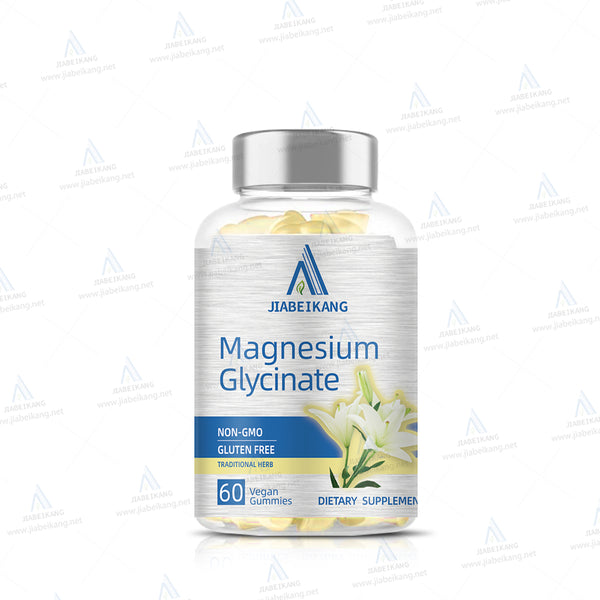 High Absorption Magnesium Glycinate Gummies 100 mg per Serving, Muscle, Nerve, Bone and Heart Support, Magnesium Supplement, 60 Magnesium Gummies, 20 Day Supply - Capsule Gummy Manufacturer