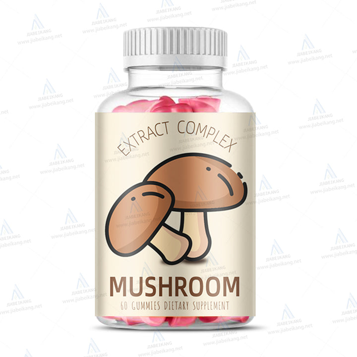 Mushroom Gummies | Delicious Apple | 60 Servings | Relaxation Mushroom Gummies for Adults | Super Mushroom Daily Gummies to Support Sleep & Stress Relief - Capsule Gummy Manufacturer