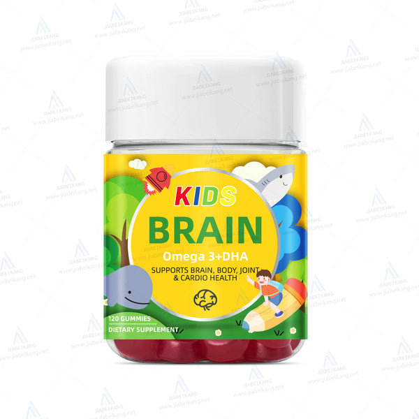 Omega+DHA Gummies for Kids & Teens, Brain Gummies for Memory and Focus, Omega 3 for Kids Supports Vision, Heart Health, Clarity, Attention | Vegetarian, Non-GMO - Capsule Gummy Manufacturer