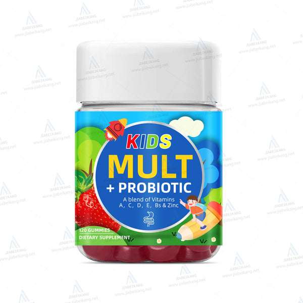 Kids Multivitamin + Probiotic Gummy, Vitamin A, C, D, E, B, Zinc, Berry,Made with no Synthetic Colors or Flavors and Gluten Free - Capsule Gummy Manufacturer