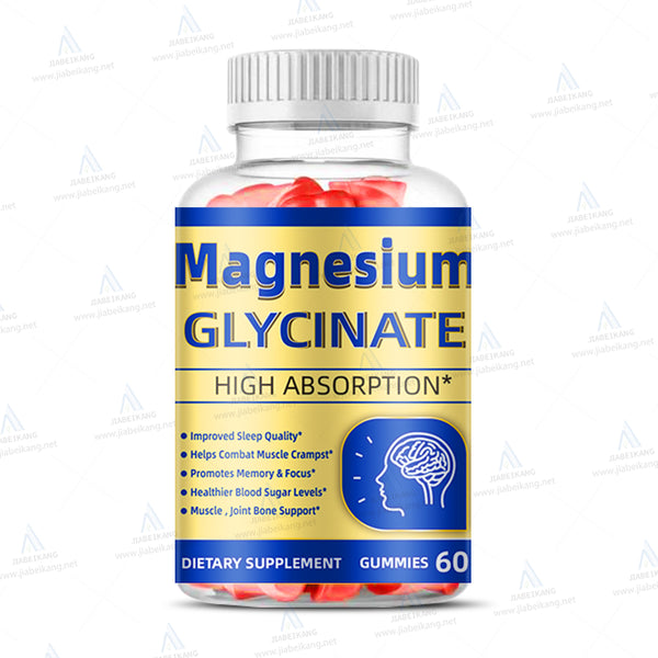 Magnesium Glycinate Gummies 600mg for Adult, Magnesium Supplement for Sleep, Stress Relief, Muscle, Nerve Support, Calm Magnesium L-Threonate Multivitamin, Raspberry Flavor, 60 Count - Capsule Gummy Manufacturer