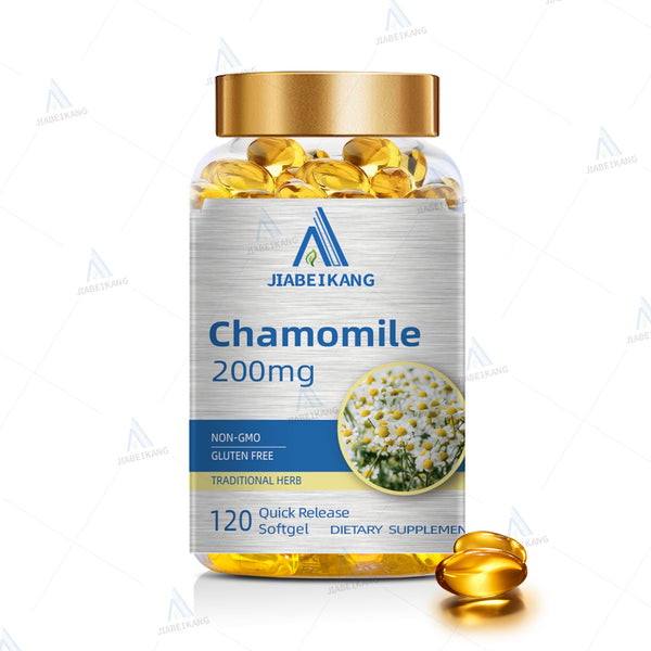 Chamomile Flower 1100mg | 200 Capsules | Non-GMO, Gluten Free Supplement - Capsule Gummy Manufacturer