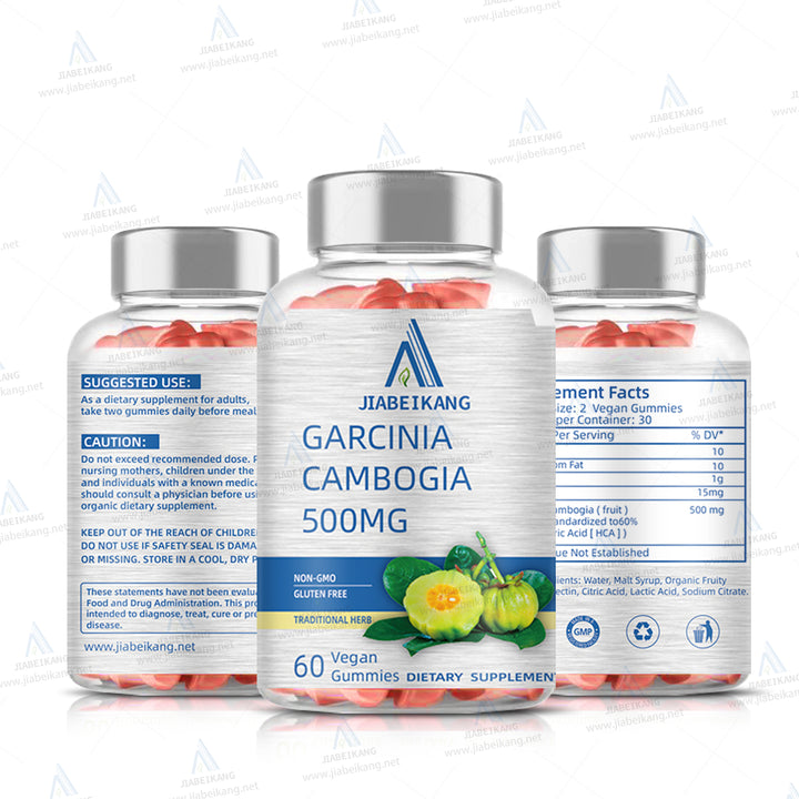 Sugar Free Garcinia Cambogia Gummies - 3000mg 95% HCA with L-Carnitine, Energy Boost, Strawberry Flavor Gummy Easier to Take Than Pills & Capsules 60 Counts - Capsule Gummy Manufacturer