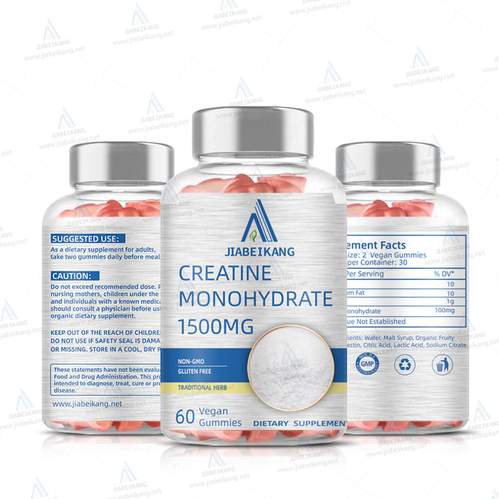 Creatine Monohydrate Gummies Complex for Men & Women - 60 Gummies Advanced Formula W/L-Taurine + Vitamin B12 for Muscle Strength, Muscle Builder, Energy Boost, Pre-Workout Supplement - Capsule Gummy Manufacturer