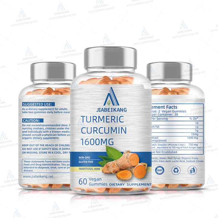 Turmeric Gummies, Gummy with 500mg Turmeric Curcumin, Joint Support Supplement, Ultra High Absorption Tumeric Curcumin, Vegan, Gluten Free, 2 Month Supply (60 Count, Pack of 2) - Capsule Gummy Manufacturer