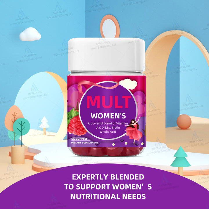 Women's Multivitamin Gummy, Vitamins A, D, C, E, Biotin, Folic Acid, Adult Chewable Vitamin, Berry Flavor, 45 Day Supply - 90 Count - Capsule Gummy Manufacturer