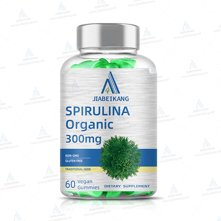 Spirulina Gummies – Your Daily Super Greens with Spinach, Broccoli, Alfalfa, Beet Root, Acai, The Perfect All-in-One Veggie Gummies – Non-GMO, Gluten Free – 60 Vegan Gummies - Capsule Gummy Manufacturer