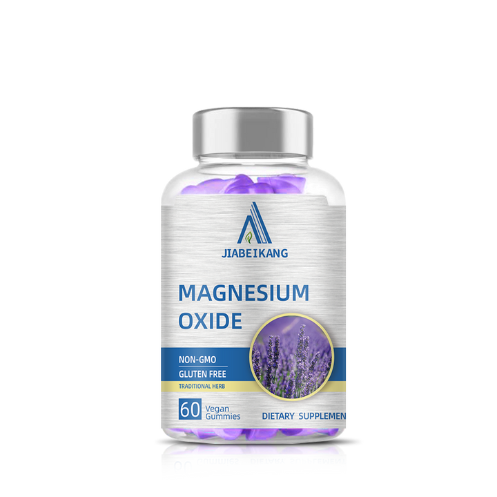 Magnesium Oxide Gummies 500mg, Sugar Free for Adults & Kids, Best Mg Form for ‘Digestion’, for Sleep, Nerve, Head Health, Muscle & Stress Relief, Gluten Free, Non GMO, Vegan, Pectin, 60 - Capsule Gummy Manufacturer