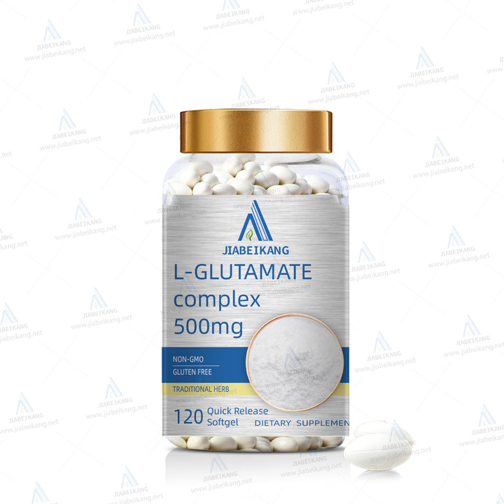 L-Glutamine 500 mg, Nitrogen Transporter*, Amino Acid, 120 Veg Capsules - Capsule Gummy Manufacturer