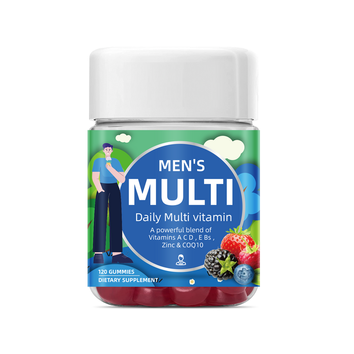 Men's Multivitamin Gummy, Vitamins A, C, D, E, B, Zinc, Blackberry Flavor, 45 Day Supply - 90 Count - Capsule Gummy Manufacturer