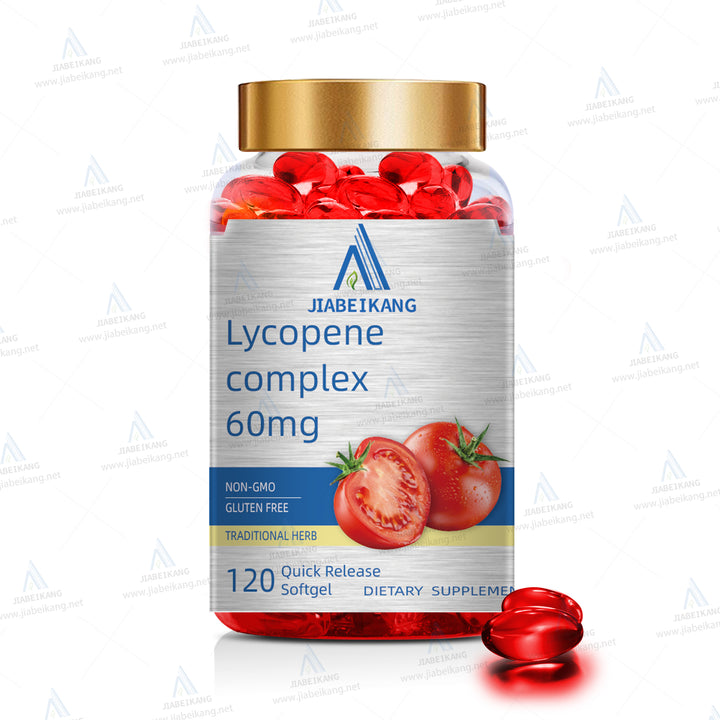 Lycopene & Lutein Complex 60mg per Caps, 120 Veggie Capsules (Non-GMO, Vegan) - Capsule Gummy Manufacturer