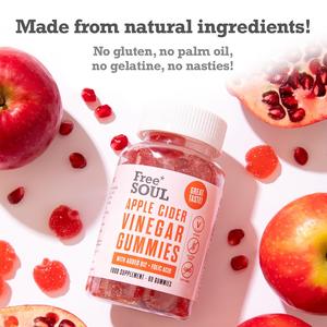 Apple Cider Vinegar Gummy Vitamins - 60 Count - Vitamin B12, Gelatin-Free, Gluten-Free, Vegan & Non-GMO - Capsule Gummy Manufacturer