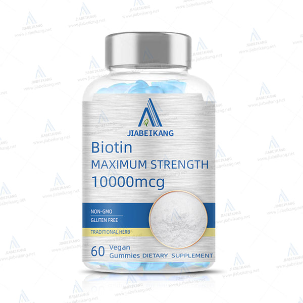 Biotin Gummies for Hair Growth | Max Strength Biotin 10000mcg Prevents Thinning and Loss | Chewable Biotin Supplement For Women Men and Kids | 100 Count Vegan Hair Gummies for Hair Skin and Nails - Capsule Gummy Manufacturer