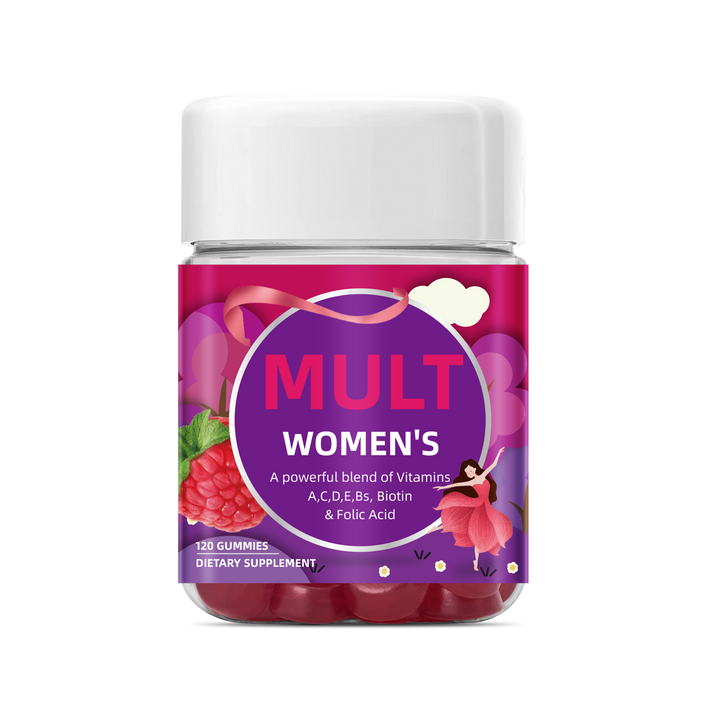 Women's Multivitamin Gummy, Vitamins A, D, C, E, Biotin, Folic Acid, Adult Chewable Vitamin, Berry Flavor, 45 Day Supply - 90 Count - Capsule Gummy Manufacturer