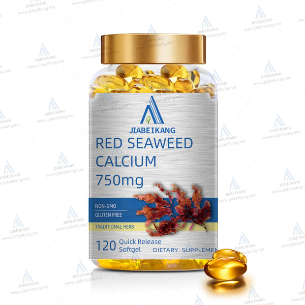 Red Seaweed (Sea Vegetables), Marine Coral Calcium, Vitamin D3, Multi-vitamin - 1 Bottle, 90 Veg Capsules - Capsule Gummy Manufacturer